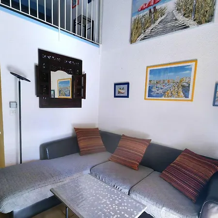 Mitoyenne Avec Piscine Et Parking Prive, A 15 Min De La Et Activites Nautiques - Fr-1-607-62 * Agde