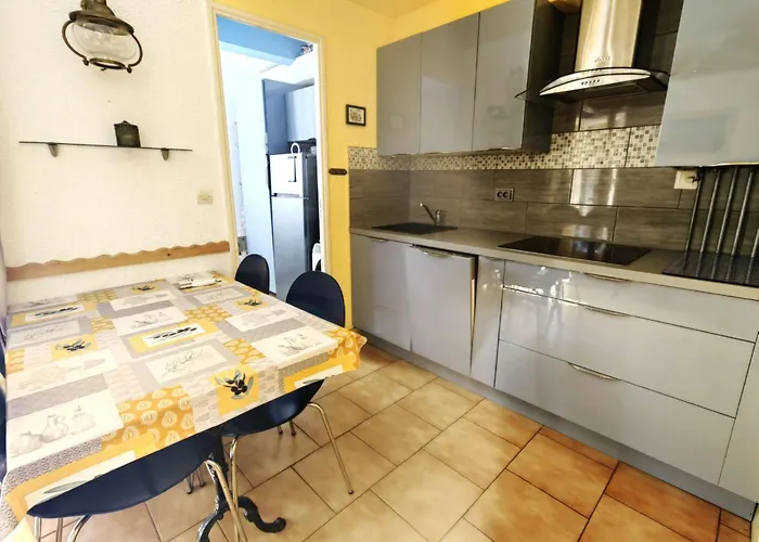 Villa Mitoyenne Avec Piscine Et Parking Privé, à 15 Min De La Et Activités Nautiques - Fr-1-607-62 Agde